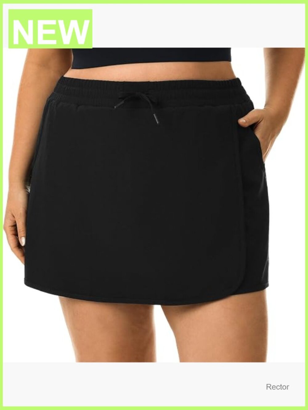 Plus Size Tennis Skirt with Shorts & Pockets Athletic Skorts Quick Dry Golf